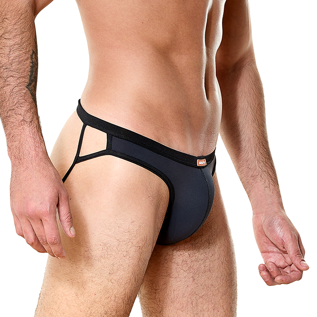 Jock Ropa Interior Para Hombre Bare Dietz Negro Sexy Y Libre