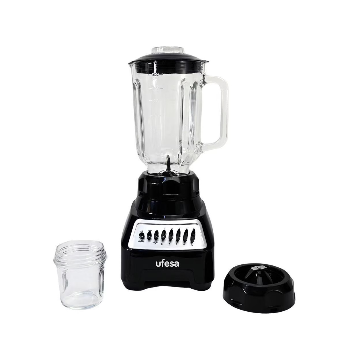 Licuadora UFESA Vaso de vidrio 1.5 litros 10 velocidades BS7020-MG5294