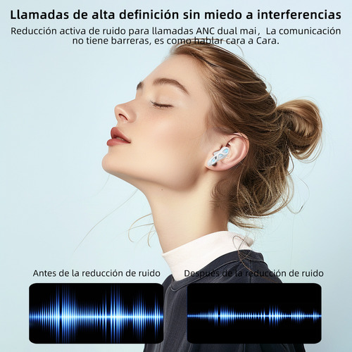Audífonos Bluetooth 5.4 Baja Latencia Gamer Anc Auriculares