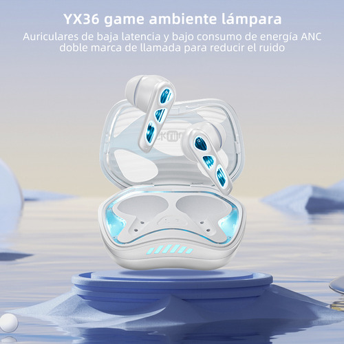 Audífonos Bluetooth 5.4 Baja Latencia Gamer Anc Auriculares