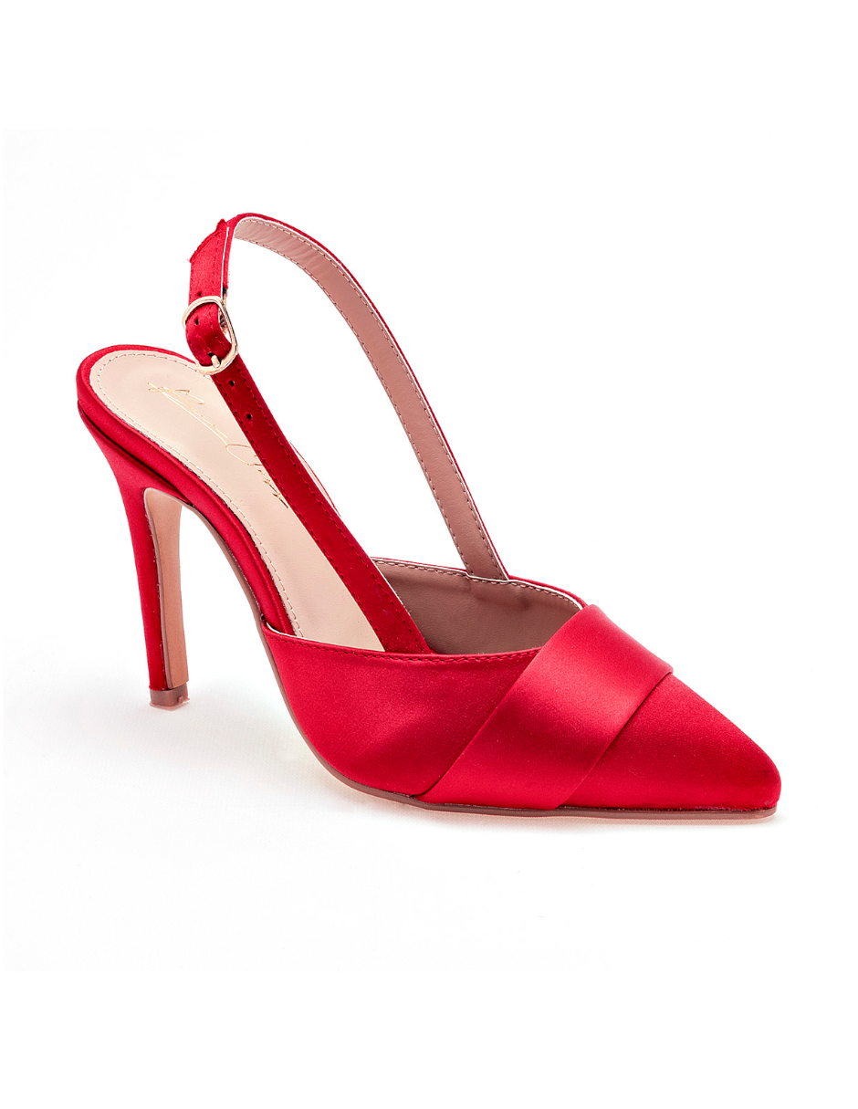 zapatilla mujer color rojo