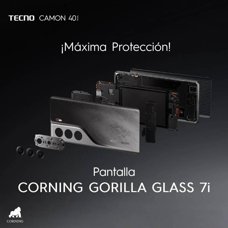 Tecno Camon 40 Pro 8+5/256gb Negro (dual Dim)