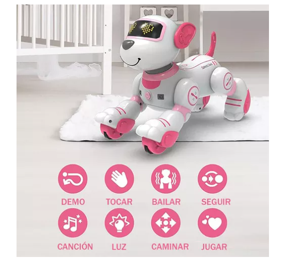 Perro Robot De Control Remoto Juguete Robot Inteligente