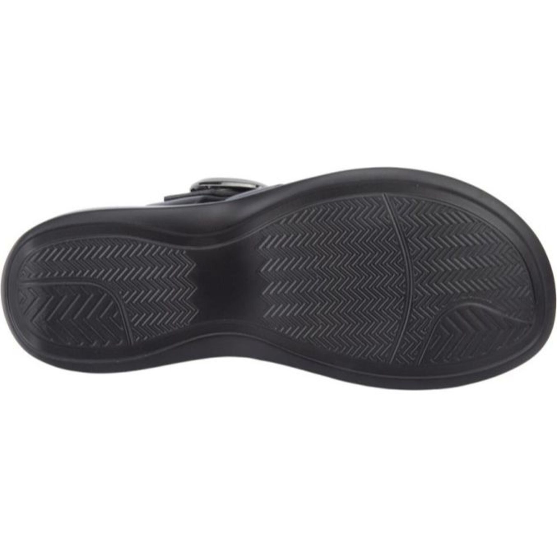 Sandalia para mujer, planas, estilo gladiador, con tacón bajo y acabado napa, tipo slip on, marca Vi Line, color negro, mod. 1192837