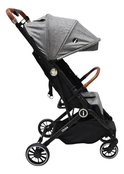 Carriola Para Bebé Infanti Vicka Portabebé Con Base grey and black