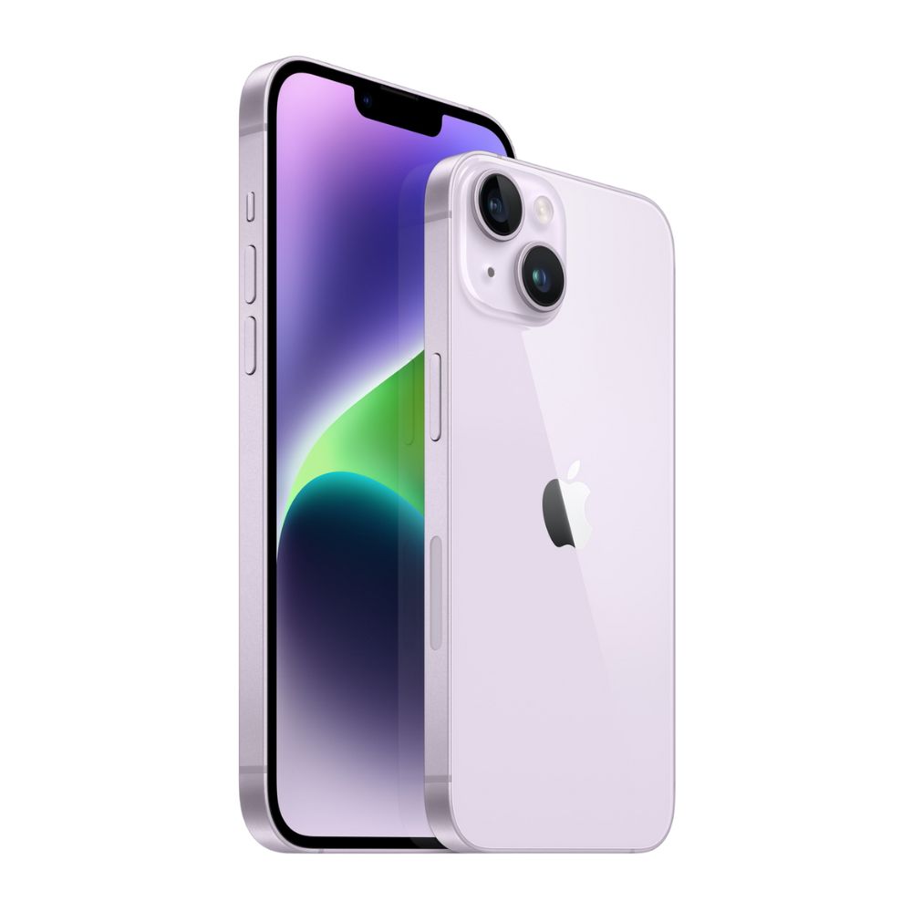 iPhone 14 Plus 128GB Morado CHIP Reacondicionado Grado A + Mini Power Bank