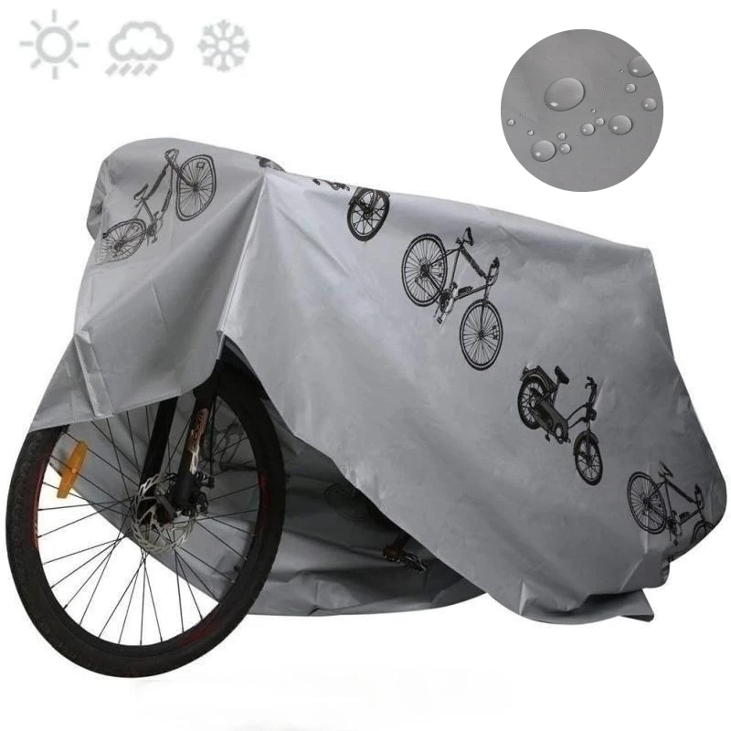 Funda Bicicleta Eléctrica negro Impermeable Contra Polvo Agua impermeable sol montaña ciudad