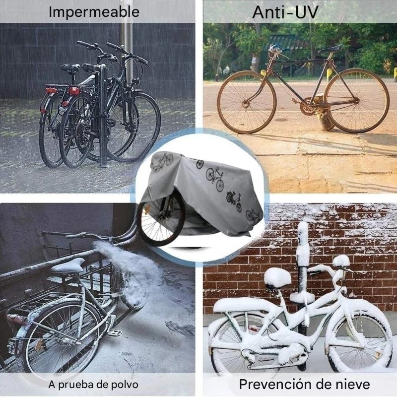 Funda Bicicleta Eléctrica negro Impermeable Contra Polvo Agua impermeable sol montaña ciudad