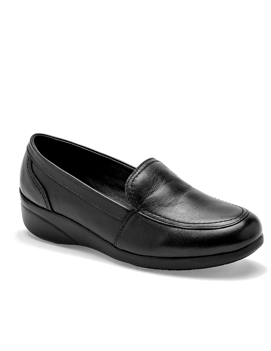 zapato mujer de piel color negro