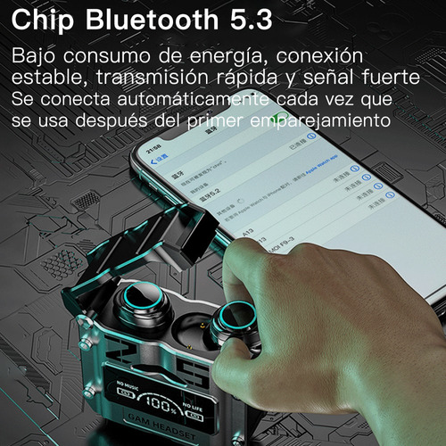 Audífonos Bluetooth 5.3 Tws Gamer Baja Latencia Auriculares