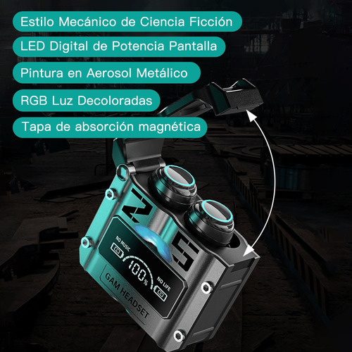 Audífonos Bluetooth 5.3 Tws Gamer Baja Latencia Auriculares