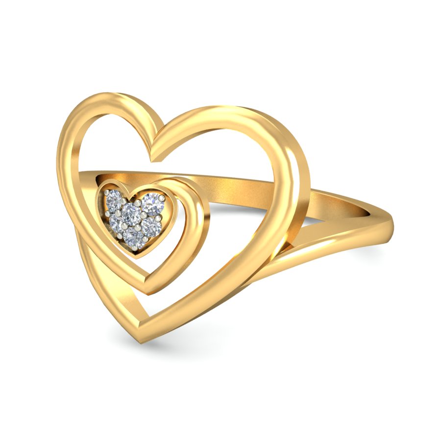 Anillo Corazón Eterno Joyería M de León Oro 10K