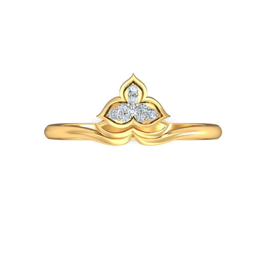 Anillo Flor Eterna Joyería M De León Oro 10k