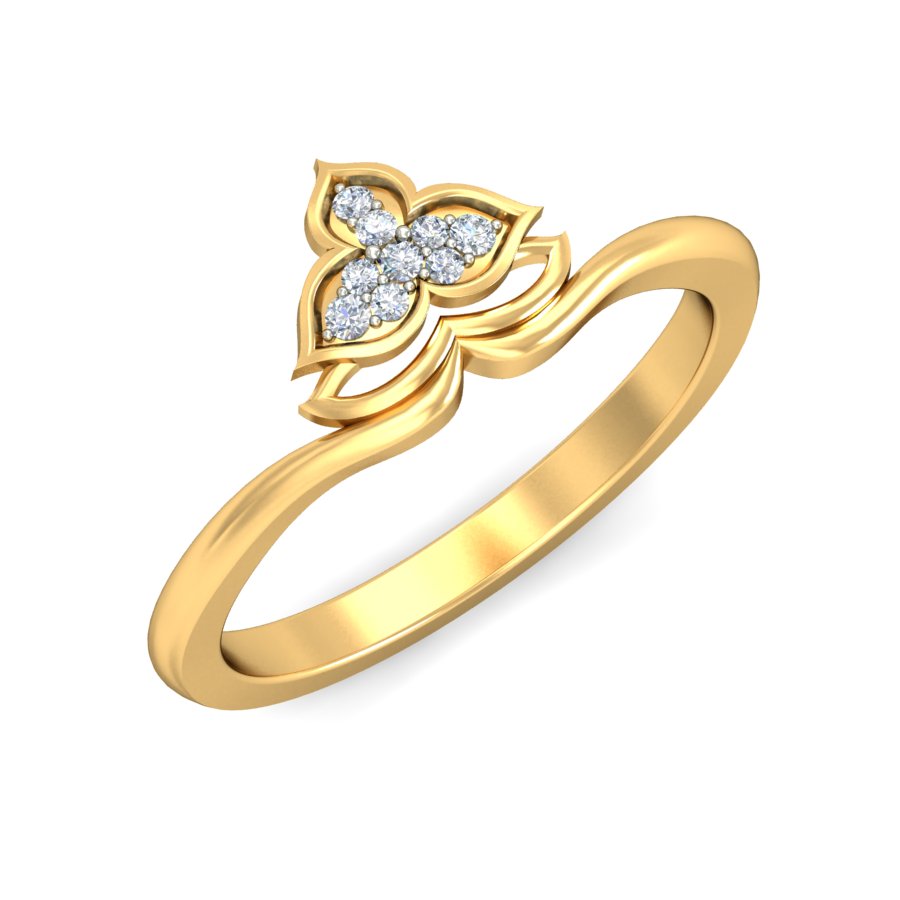 Anillo Flor Eterna Joyería M De León Oro 10k