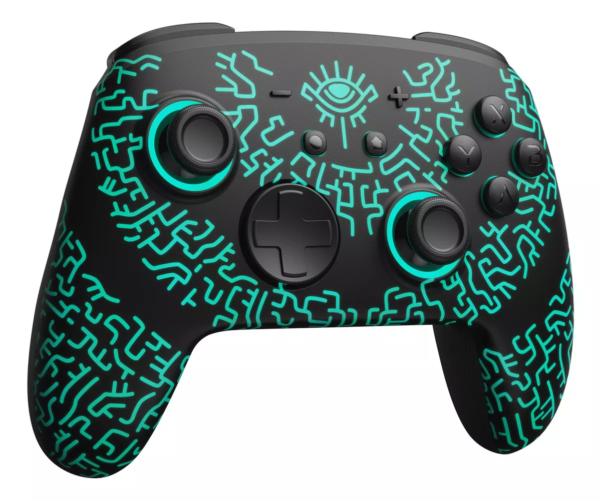 Funlab Firefly Control Pro Para Nintendo Switch Inalámbrico con NFC Totk Negro