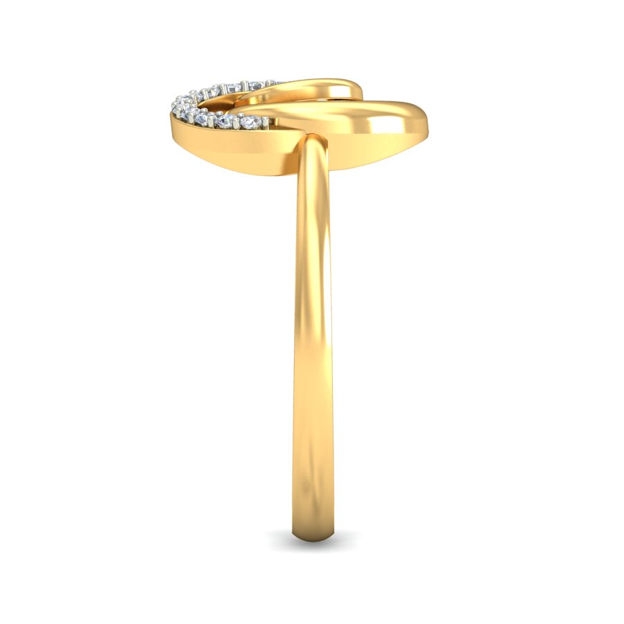 Anillo Eclipse Doble Joyería M De León Oro 10k