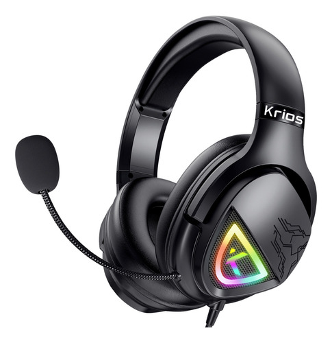 Audífonos Gamer KRIOS K11 Headset Gamer con Microfono Led Rgb para