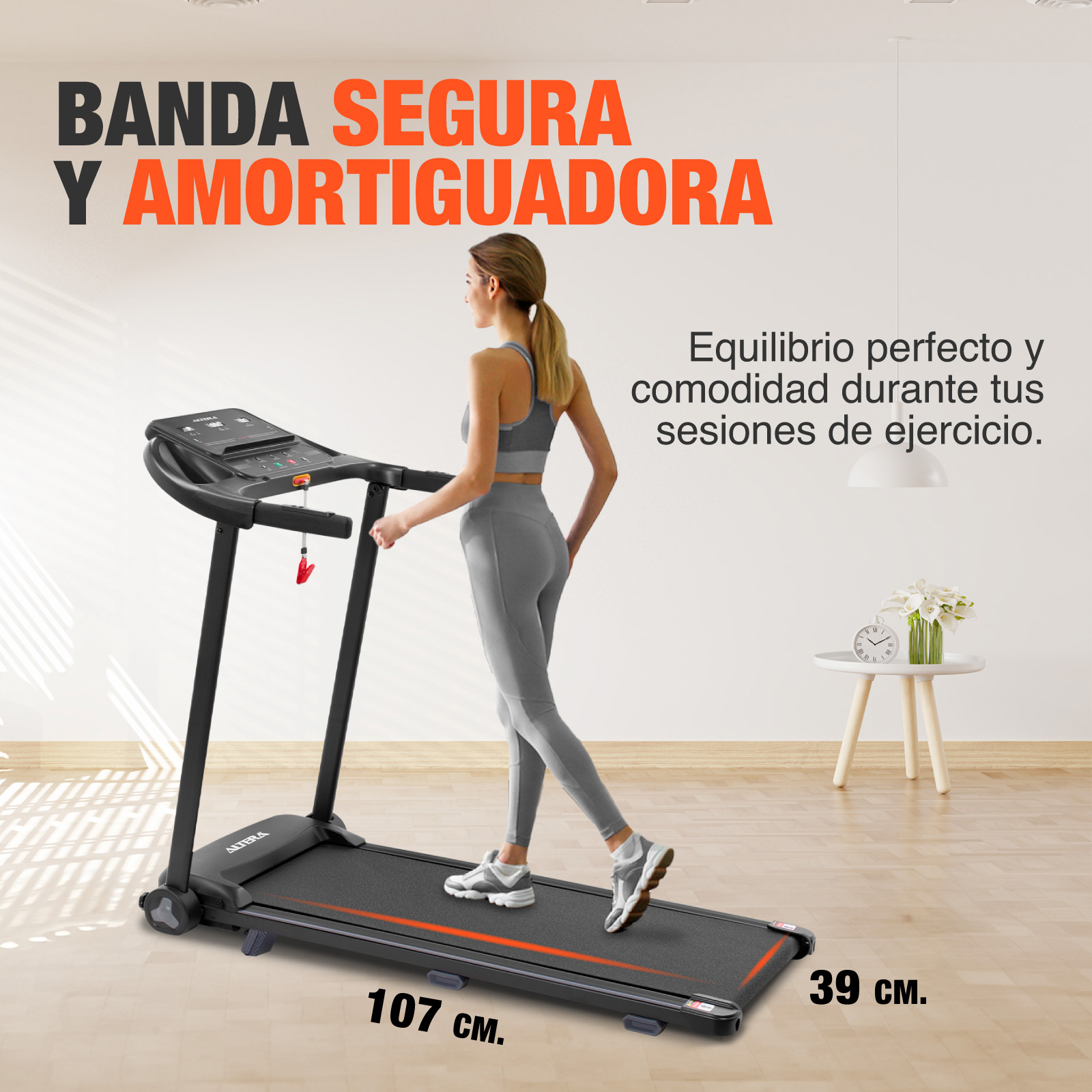 Caminadora Electrica Altera Cinta De Correr Elevacion 14 Km