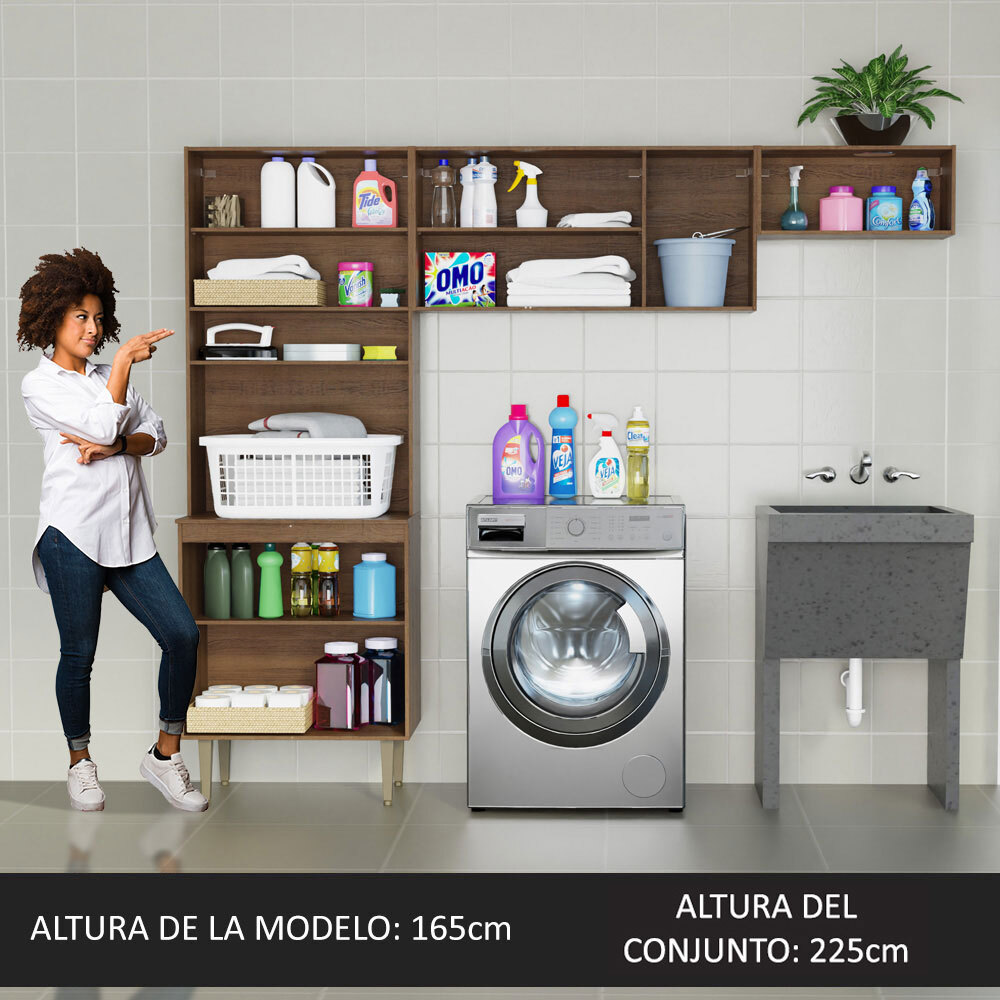Mueble Kit para Área de Lavado Elegante Gourmet 235cm MC