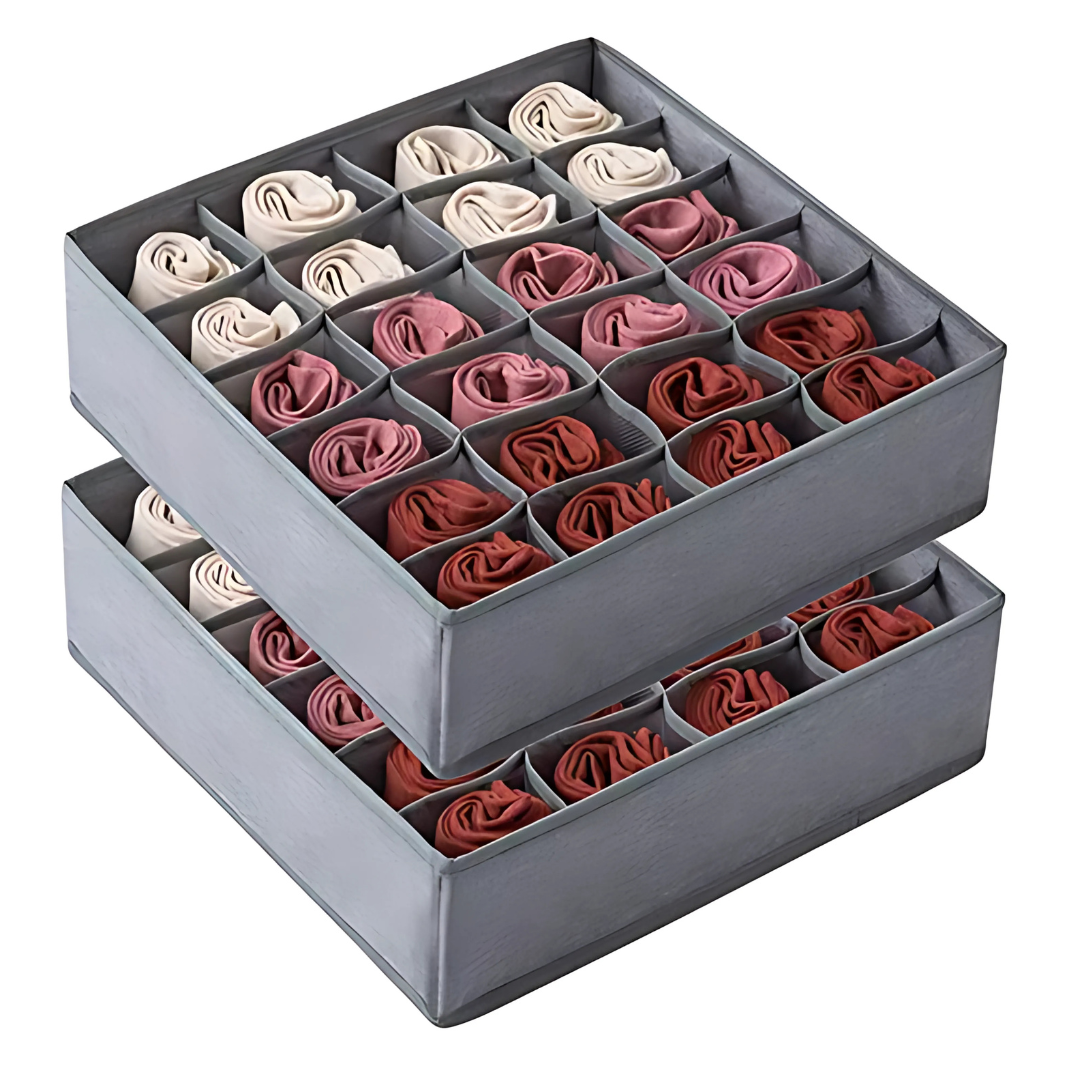 8 Organizador De Ropa Interior Plegable Para Cajones Cajas