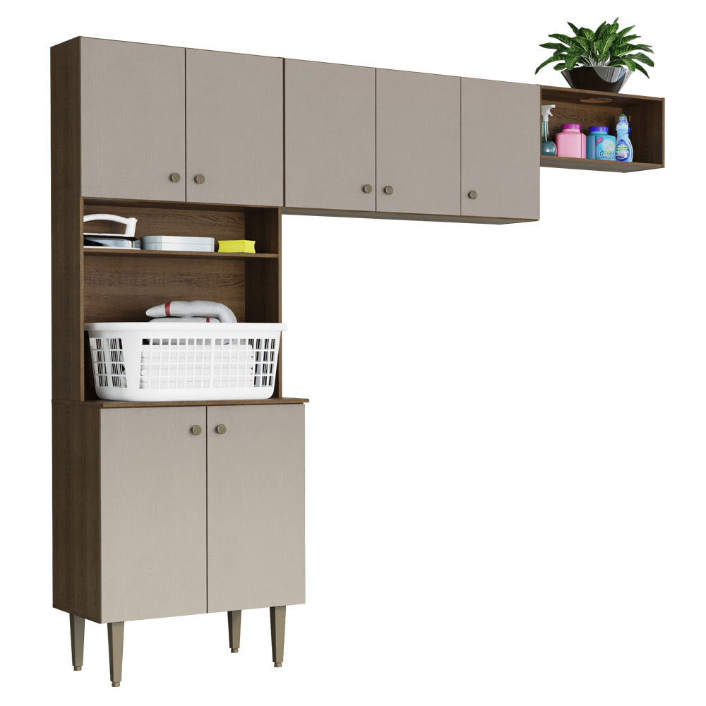 Mueble Kit para Área de Lavado Elegante Gourmet 235cm MC