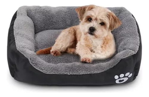 Cama Para Perro Mediana Premium Suave Acolchada Cómoda