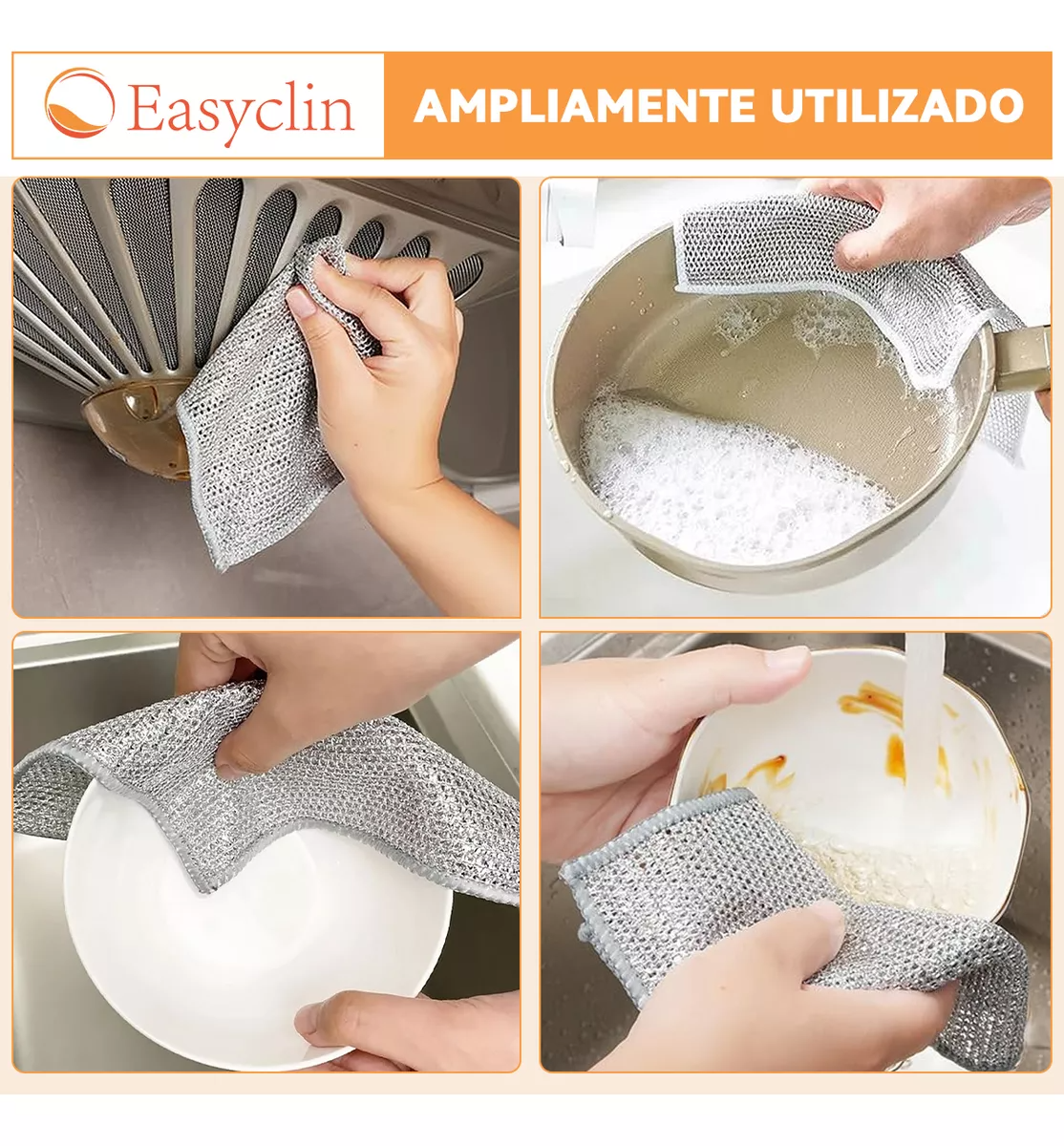 Trapos De Alambre Multiusos Para Lavar Platos 10pcs 