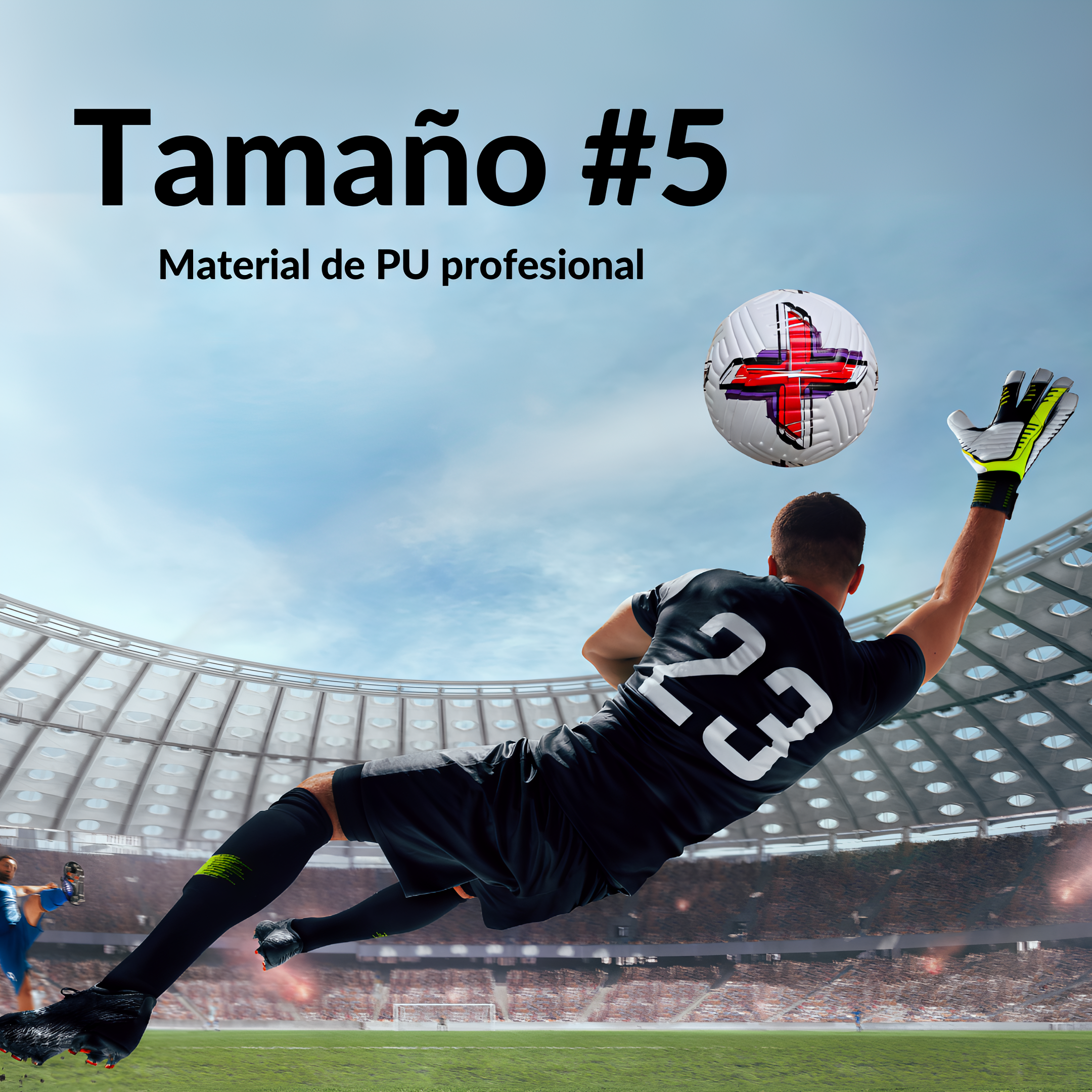 Balón de Futbol Soccer Profesional #5 Termo sellado