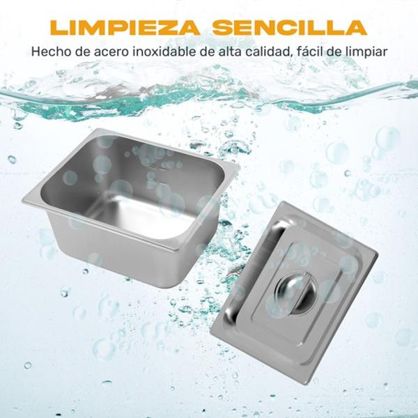 Baño Maria Electrica Bufetera Industrial 4 Insertos Acero Gutstark Home