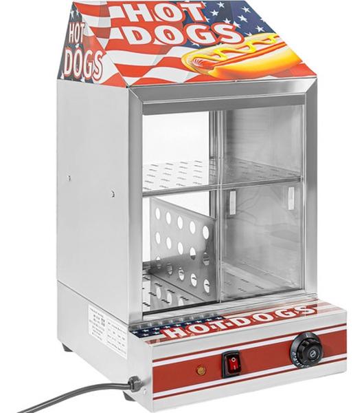 Vitrina Calentadora Vaporizadora Hot Dogs Salchichas 850w Gutstark Home