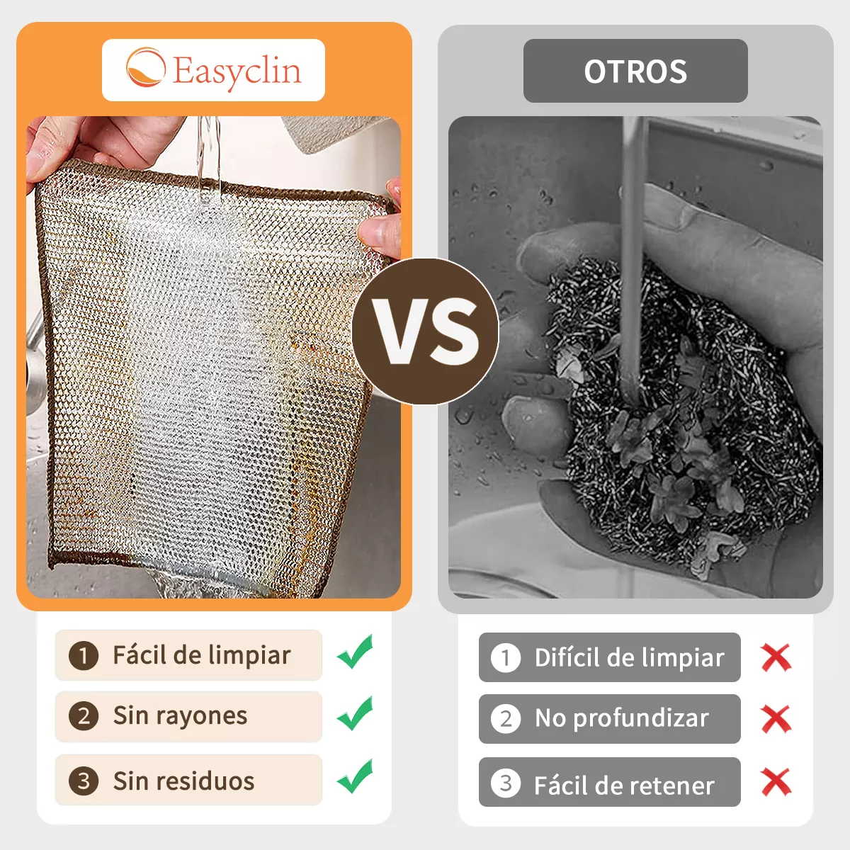 Trapos De Alambre Multiusos Para Lavar Platos 10pcs 