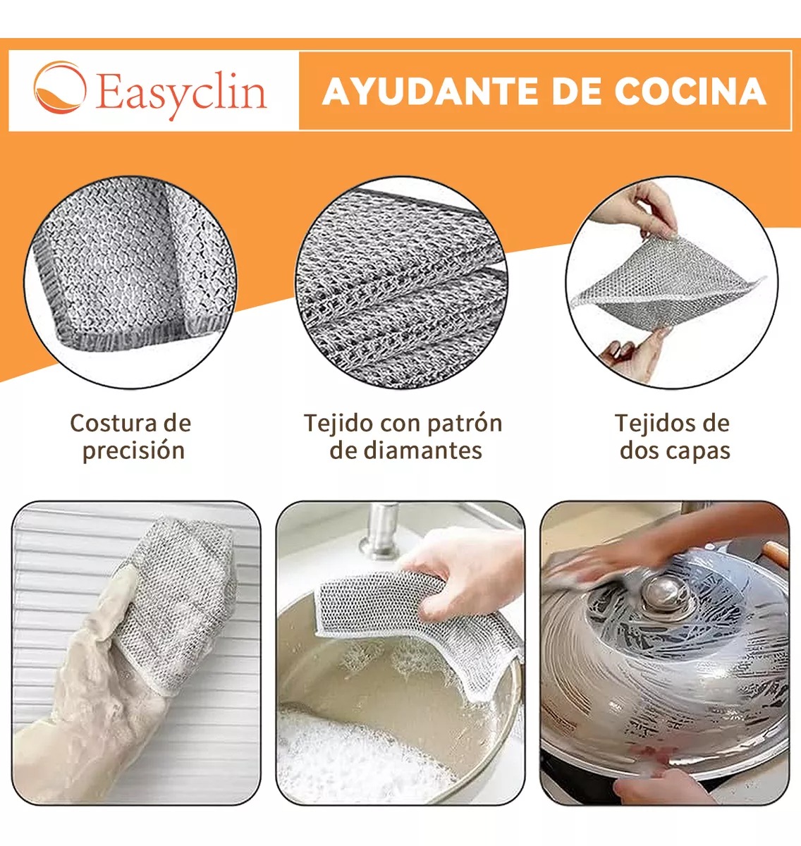 Trapos De Alambre Multiusos Para Lavar Platos 10pcs 