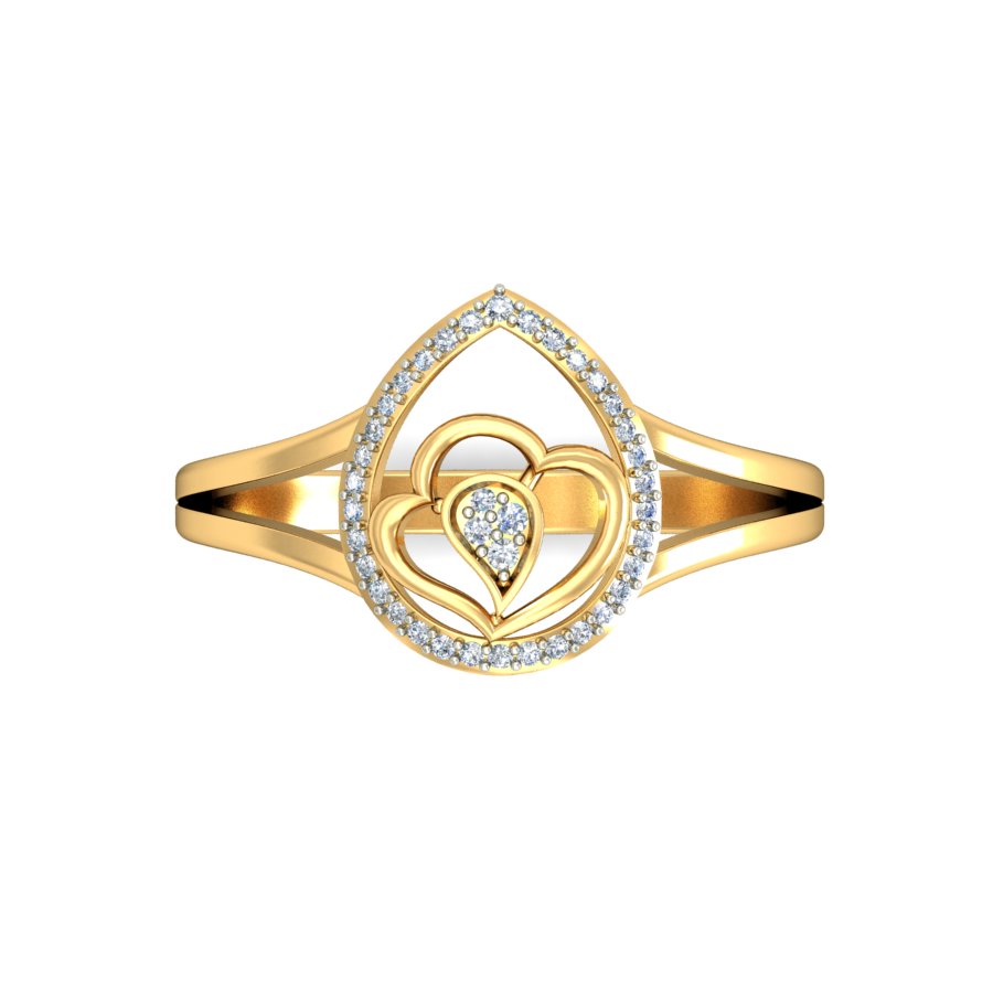 Anillo Lluvia de Amor Joyería M de León Oro 10K