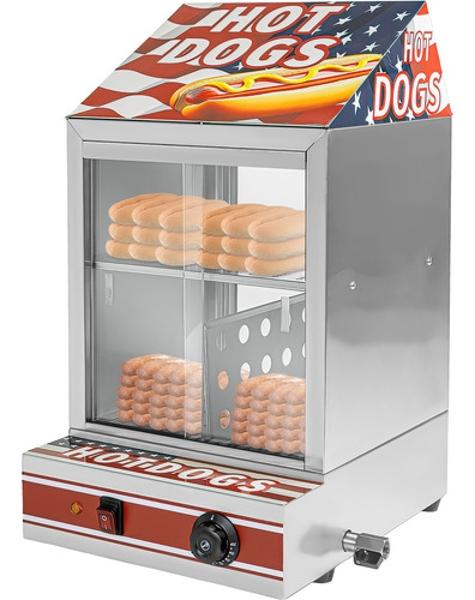 Vitrina Calentadora Vaporizadora Hot Dogs Salchichas 850w Gutstark Home