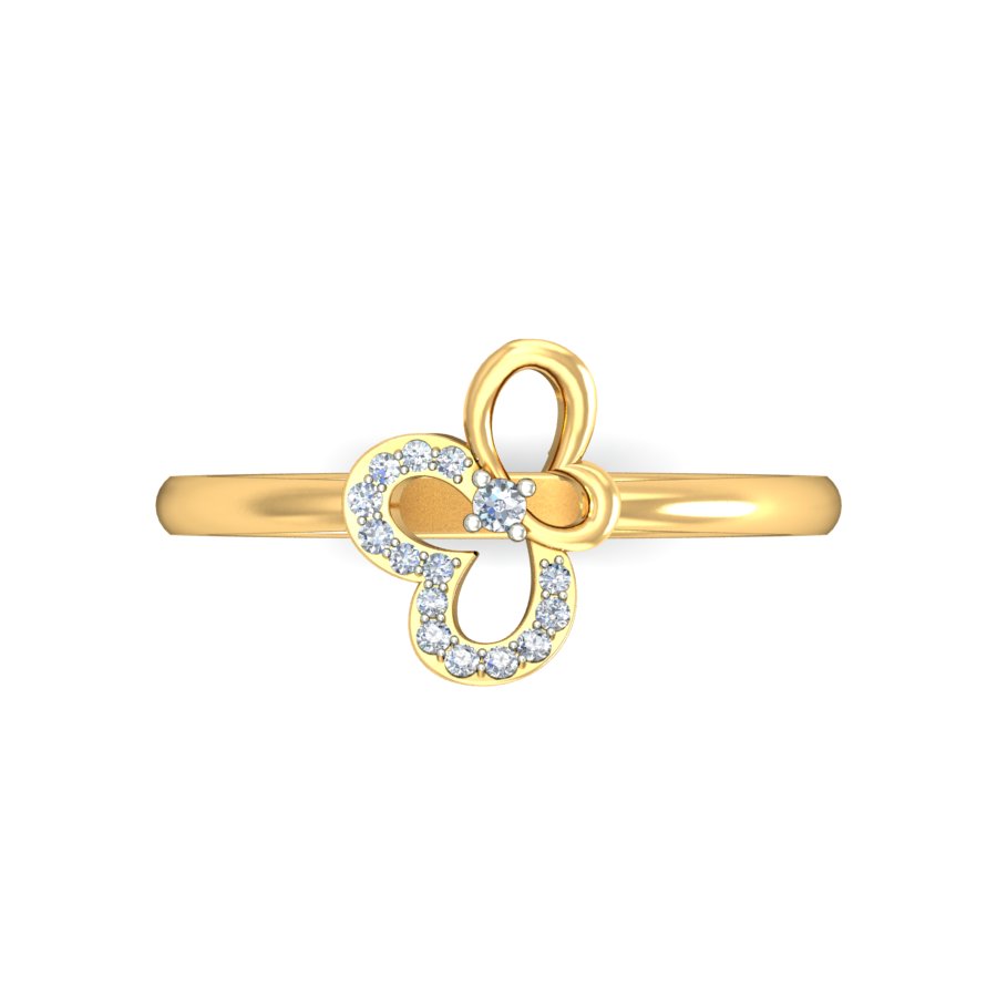 Anillo Mariposa de Ensueño Joyería M de León Oro 10K