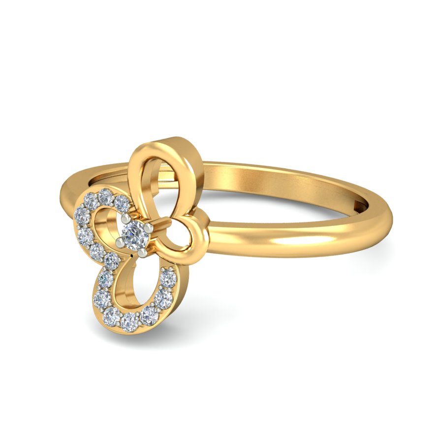 Anillo Mariposa de Ensueño Joyería M de León Oro 10K