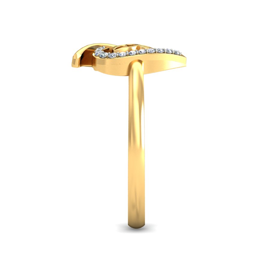 Anillo Flor Natural Joyería M de León Oro 10K