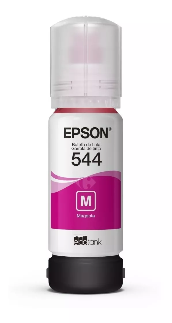 Cartucho epson modelo t544 magenta, tinta dye, para l1210, l3210, l3250, l3110, l3150, l5190 tinta
