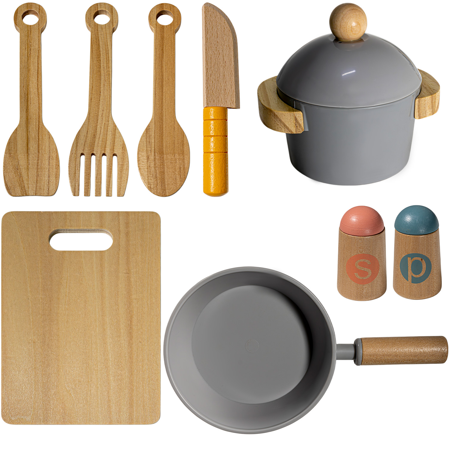 Cocinita Juguete Niña Madera Accesorios Luz Sonido Pizarron Little Monkey