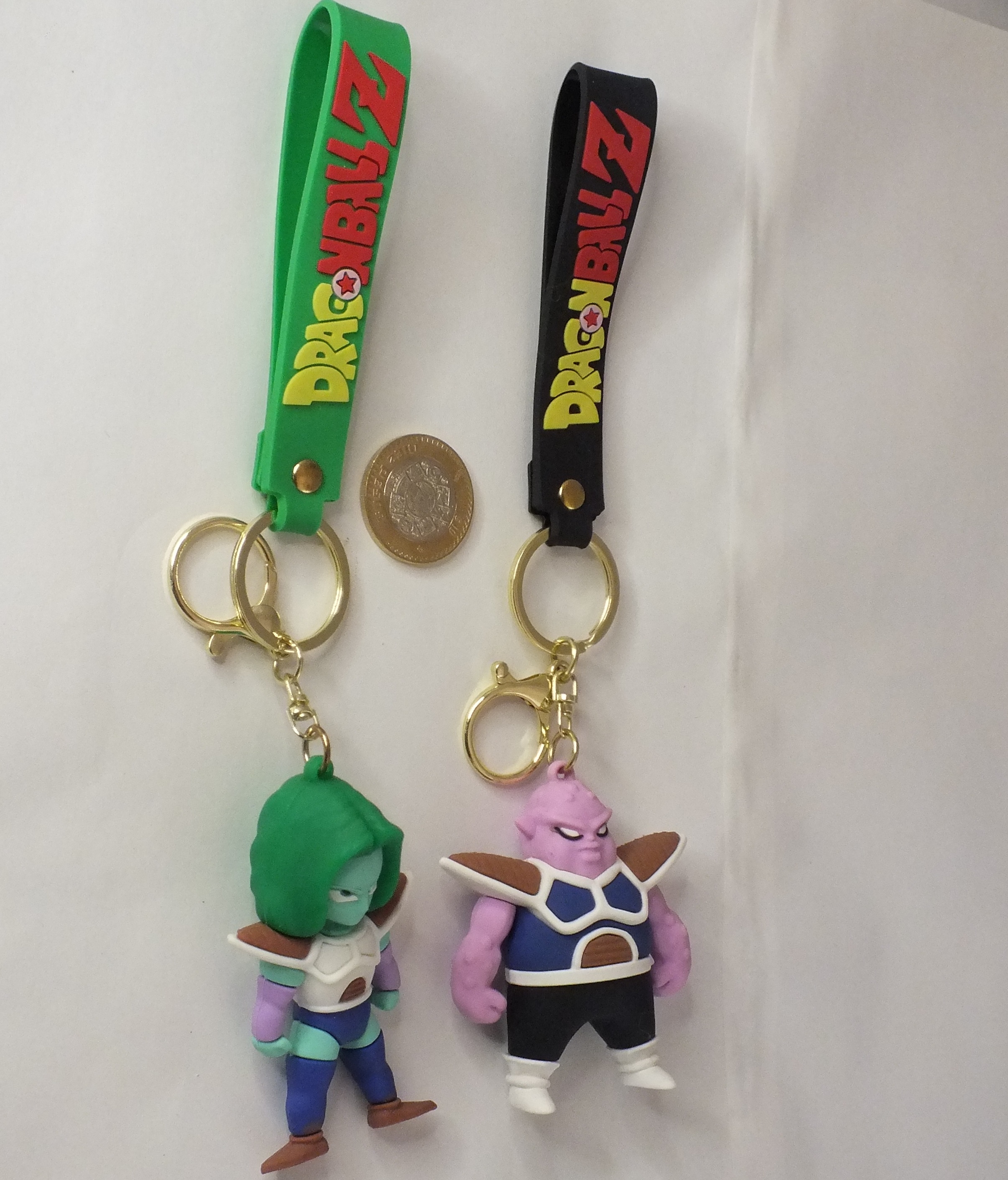 Llavero Zarbon Y Dodoria Dragon Ball Z Goma Correa Y Gancho