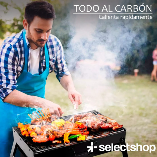 Asador Parrilla Carbón Grill Cocina Bbq Portátil Cocina