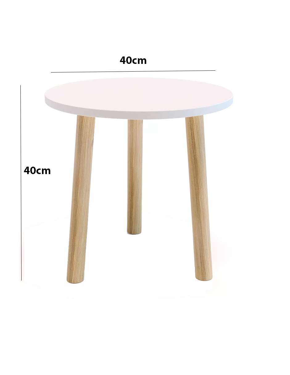 Mesa de Centro Auxiliar De Lámpara O Libros Pro, Mueble O Librero Color Café