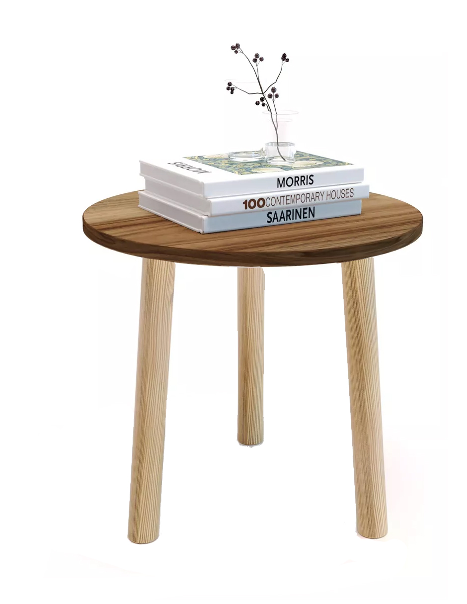 Mesa de Centro Auxiliar De Lámpara O Libros Pro, Mueble O Librero Color Café