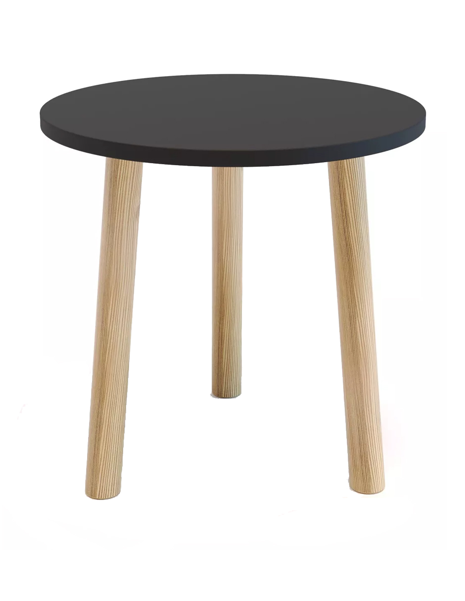 Mesa Auxiliar De Lámpara O Libros Pro, Mueble O Librero Color Negro