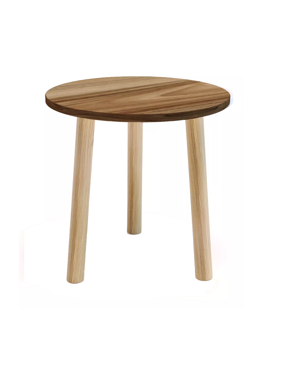 Mesa de Centro Auxiliar De Lámpara O Libros Pro, Mueble O Librero Color Café