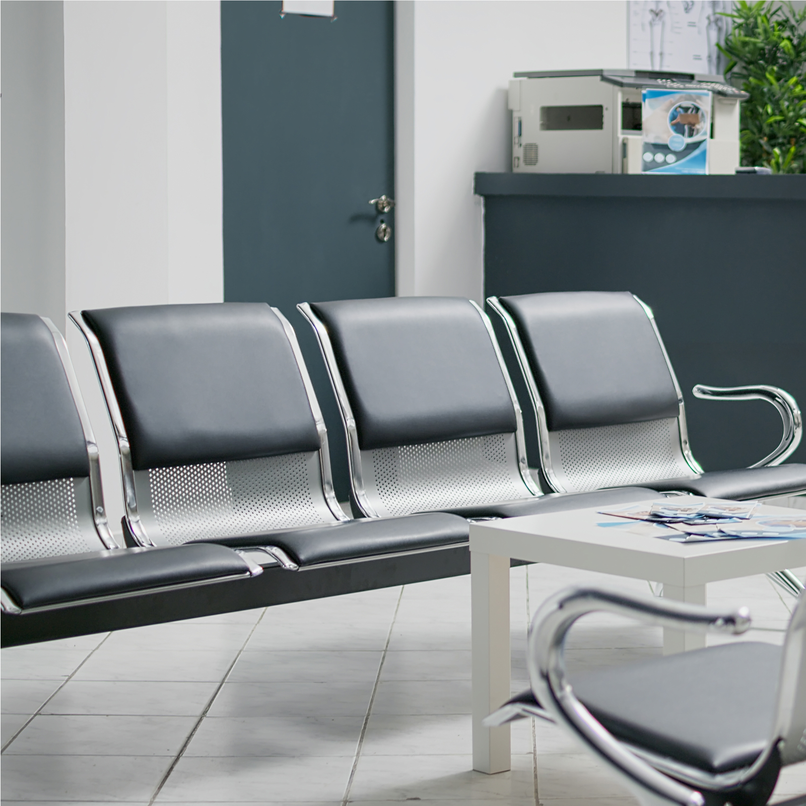 Banca De Espera Tandem 4 Plazas Onof Consultorio Hospital