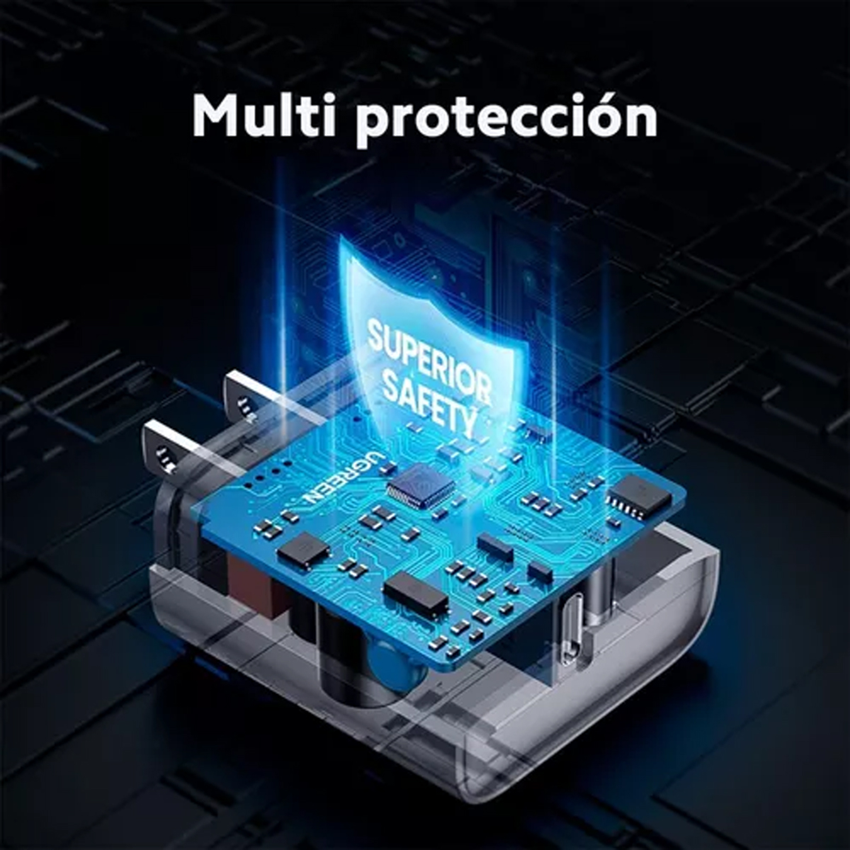 Cargador Carga Rapida Ugreen 20 W Para iPhone