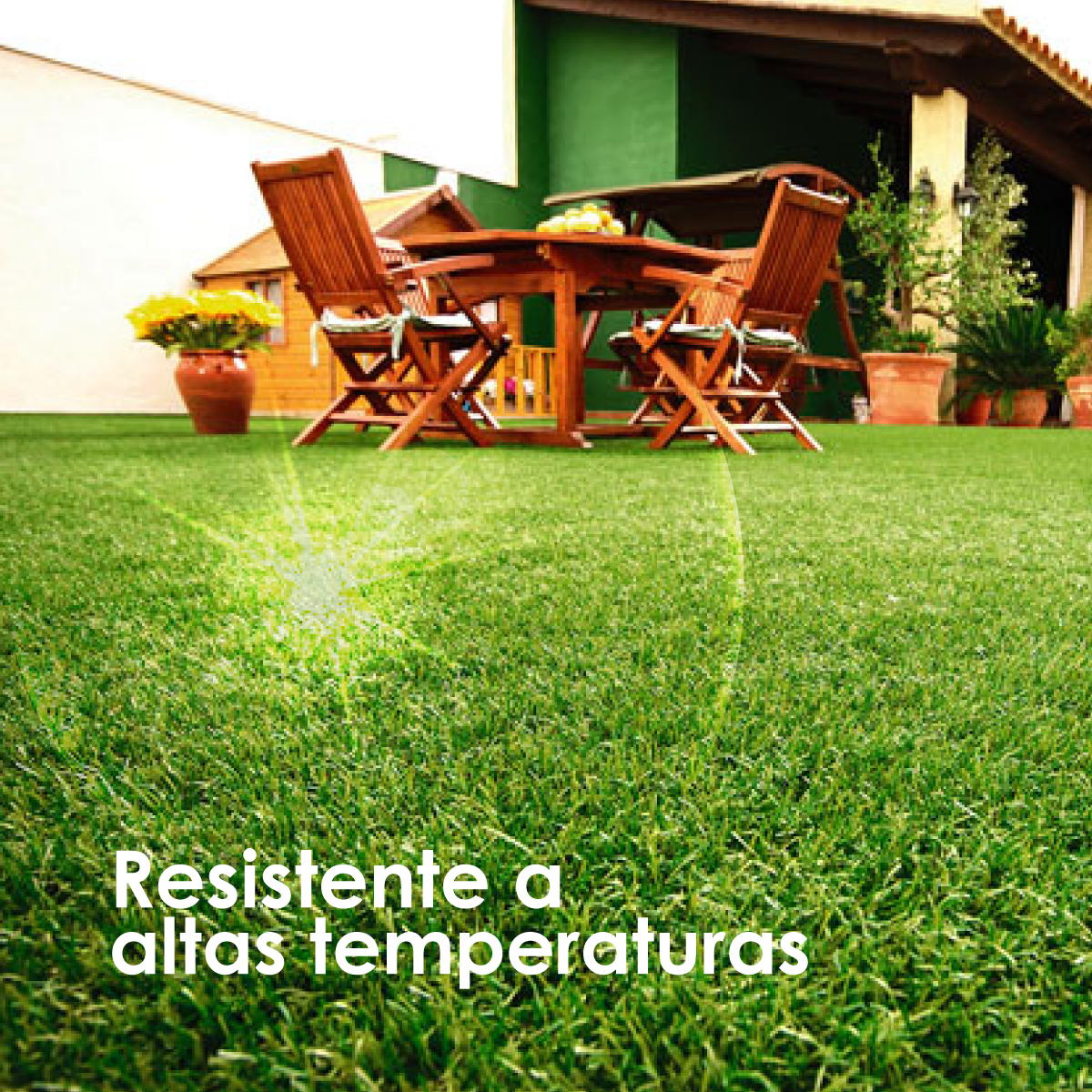 Pasto sintético 8 metros cuadrados 40mm 3 tonos