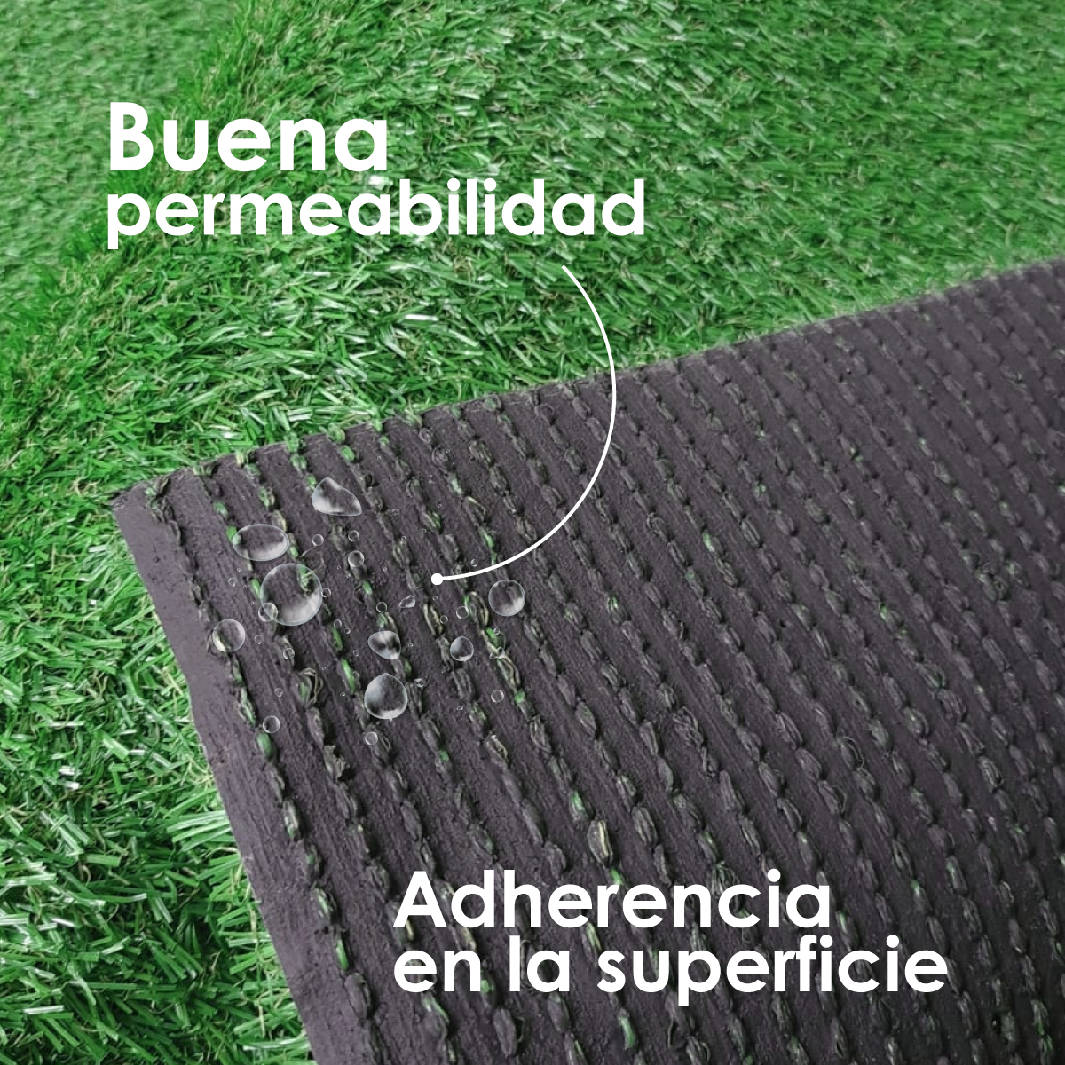 Pasto sintético 8 metros cuadrados 40mm 3 tonos