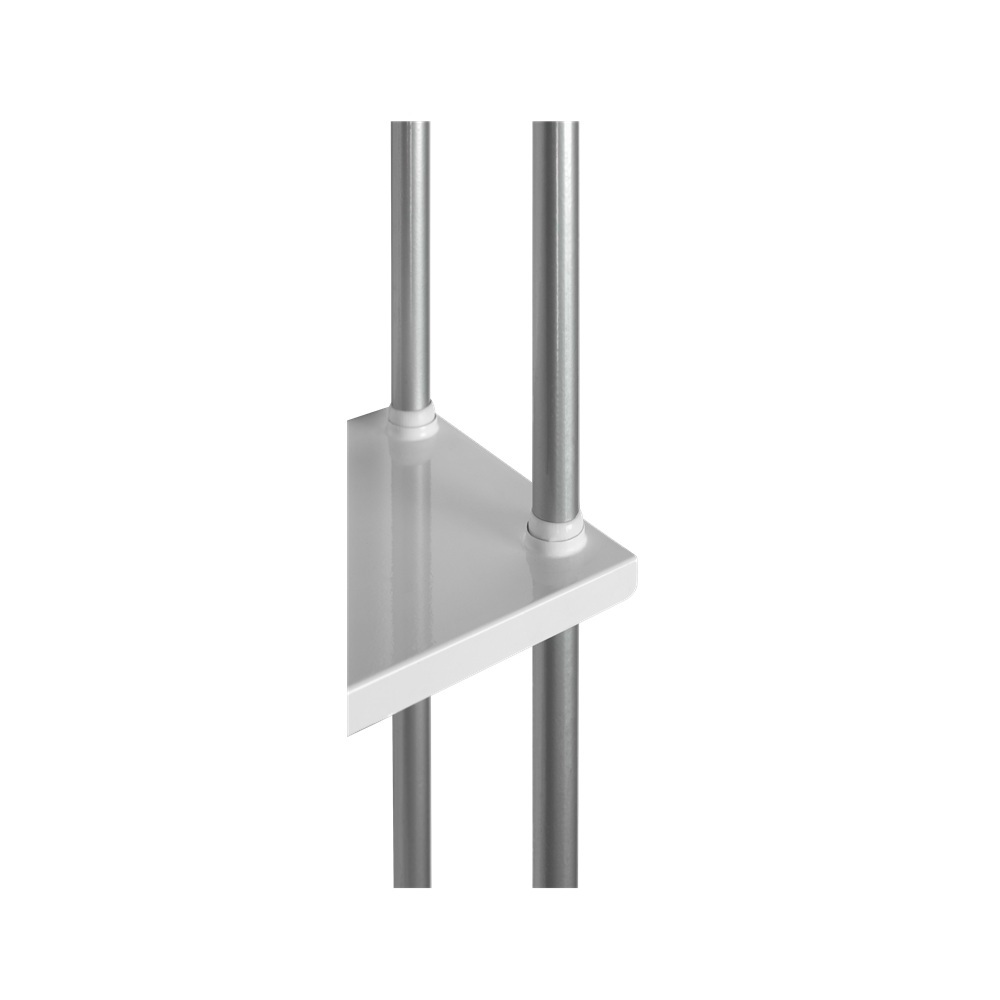 Mueble Ahorra Espacio Para Baño Konekte 3 Repisas color Blanco.